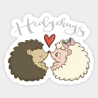 Hedgehugs Sticker